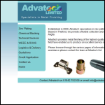 Screen shot of the Advatech Ltd website.