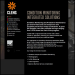 Screen shot of the Cleng Ltd website.