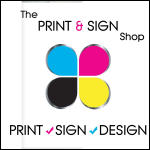 Screen shot of the Print & Sign Shop Weston website.