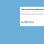 Screen shot of the Energi Installations plc website.