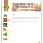 Screen shot of the Virani Food Products Ltd website.