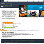 Screen shot of the Djm Trading website.