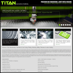 Screen shot of the Titan Manufacturing Weymouth LLP website.