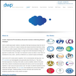 Screen shot of the Dwp Public Relations Ltd website.