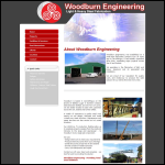 Screen shot of the Woodburn Engineering (Contracts) Ltd website.
