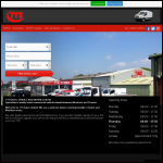 Screen shot of the Tts Vans website.