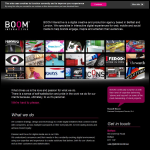 Screen shot of the Boom Interactive Ltd website.