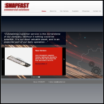 Screen shot of the Snapfast website.