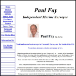 Screen shot of the Fay Marine website.