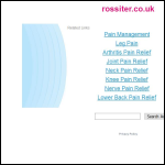 Screen shot of the Rossiter (Stationers) Ltd website.
