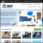 Screen shot of the Mcs Contract Services website.