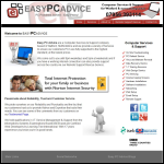 Screen shot of the Easy Pc Advice website.