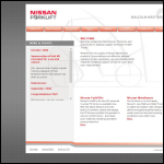 Screen shot of the Malcolm West Nissan website.
