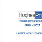 Screen shot of the HughesPrint website.