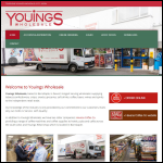 Screen shot of the Youings Wholesale website.