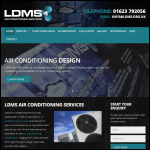 Screen shot of the L & D Mechanical Services website.