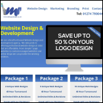 Screen shot of the MrWebsiteDesign website.