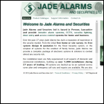 Screen shot of the Jade Alarms & Security Ltd website.