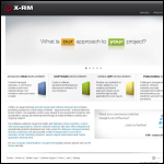 Screen shot of the X-rm Ltd website.