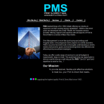 Screen shot of the Print Management Services Ltd website.