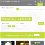 Screen shot of the West One Hotel & Catering Consultancy website.