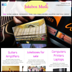 Screen shot of the Jukeboxmusic website.