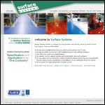 Screen shot of the Surface Systems Ltd website.