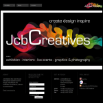 Screen shot of the JcbCreatives Ltd website.