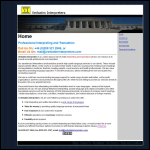 Screen shot of the Verbatim Interpreters Ltd website.