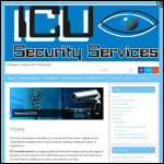 Screen shot of the Icu Security Services website.