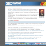 Screen shot of the Gec Industrial Solutions website.