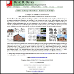 Screen shot of the David R Davies Ltd website.