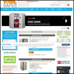 Screen shot of the Total Safes website.