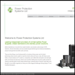 Screen shot of the Power Protection Systems Ltd website.