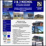 Screen shot of the J & J Nichol website.