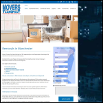 Screen shot of the Movers Transport Ltd website.
