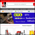 Screen shot of the TC Fixings Ltd website.