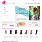Screen shot of the Lovedee Baby website.