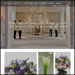 Screen shot of the Wildabout Flowers website.