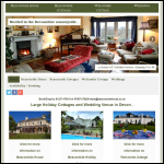 Screen shot of the Beaconside Country House & Holiday Cottages website.