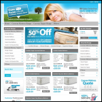 Screen shot of the Caravan Memory Foam website.