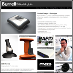 Screen shot of the Burrell Innovation Ltd website.