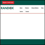 Screen shot of the Randox Laboratories Ltd website.