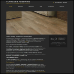 Screen shot of the Flawless Flooring website.