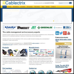 Screen shot of the Cablectrix Ltd website.