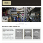 Screen shot of the Stebro Flooring Co. Ltd website.