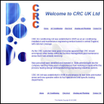 Screen shot of the CRC-UK Ltd website.
