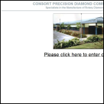 Screen shot of the Consort Precision Diamond Co. Ltd website.
