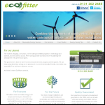 Screen shot of the Ecofitter website.