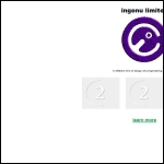 Screen shot of the Ingenu Ltd website.